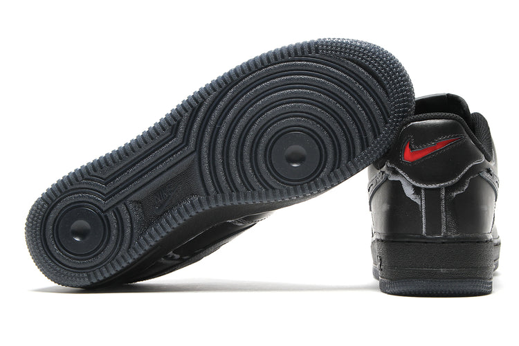 Nike - Air Force 1 '07
Style # IZ1207-010
Color : Black / Stealth / Gym Red / Metallic Silver