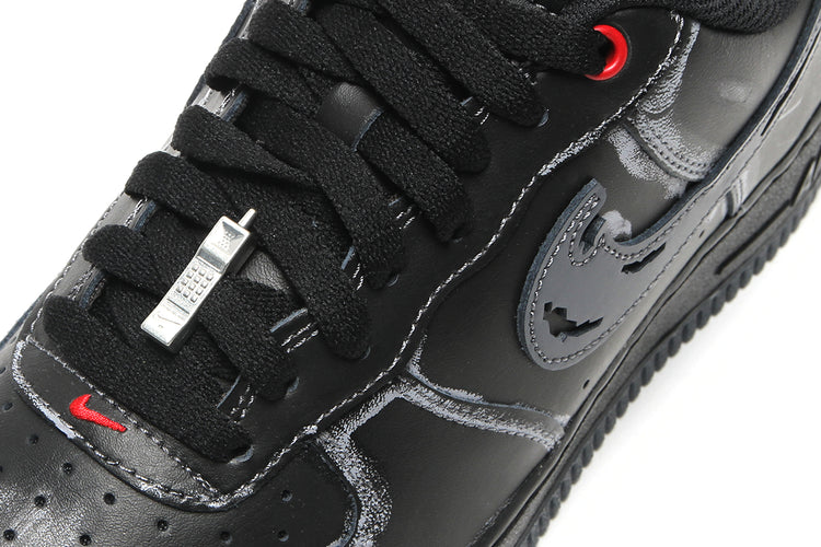 Nike - Air Force 1 '07
Style # IZ1207-010
Color : Black / Stealth / Gym Red / Metallic Silver