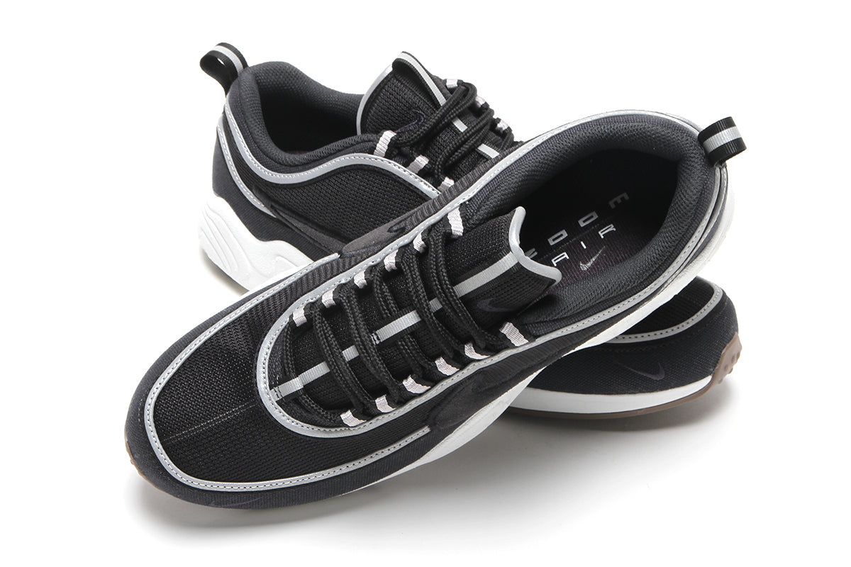 Nike - Air Zoom Spiridon
Style # IO1907-045
Color : Off Noir / Black / Cave Purple