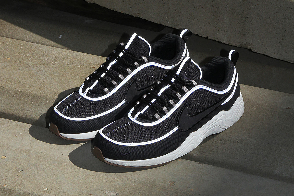 Nike - Air Zoom Spiridon
Style # IO1907-045
Color : Off Noir / Black / Cave Purple