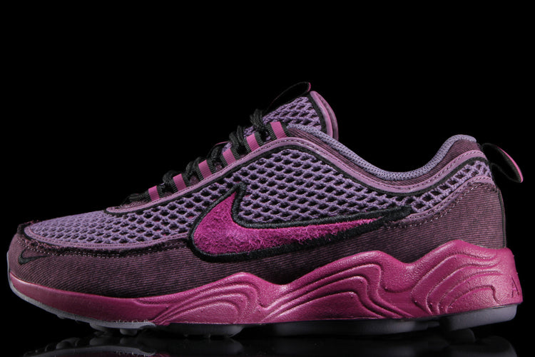 Nike - Air Zoom Spiridon Premium
Style # IH3360-599
Color : Hot Fuchsia / Viotech / Black / Canyon Purple