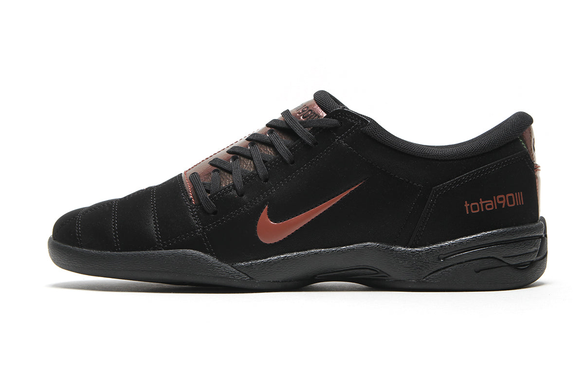 Nike - Total 90 Premium Tiempo
Style # IO8712-001
Color : Black / Red Sepia