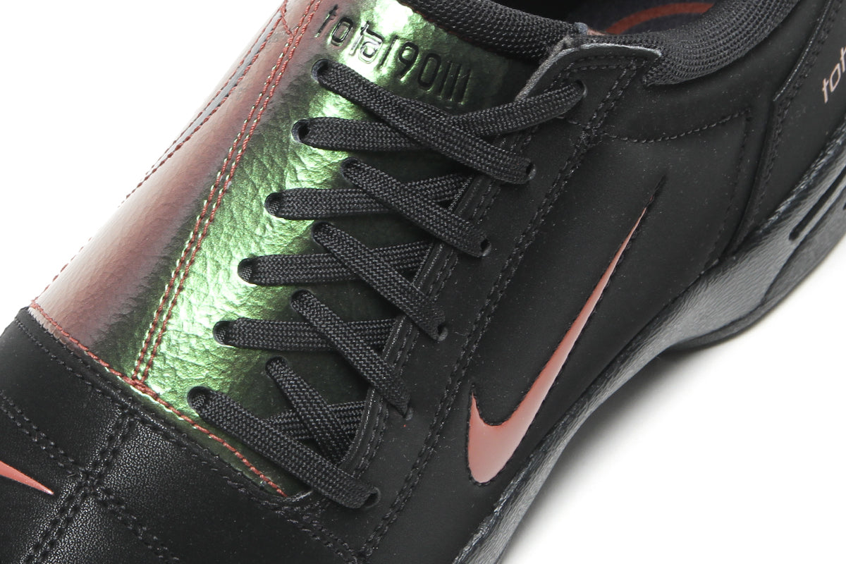 Nike - Total 90 Premium Tiempo
Style # IO8712-001
Color : Black / Red Sepia