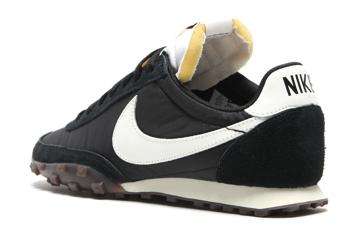 Nike - Waffle Racer
Style # IM8658-001
Color : Black / Sail / Coconut Milk / Gum Dark Brown