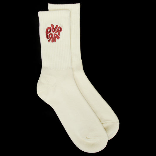 by Parra 1976 Logo Crew Sock Brick Red