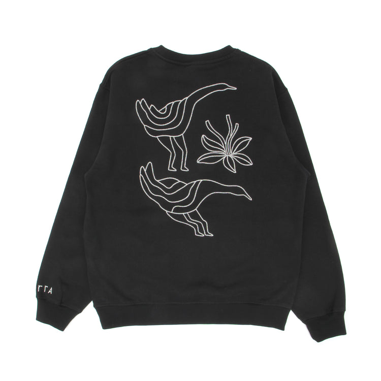 by Parra | Duck Attack Crewneck Sweatshirt Black