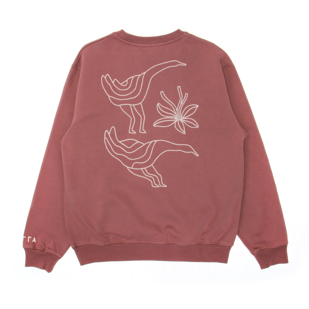 by Parra | Duck Attack Crewneck Sweatshirt Dusty Rose