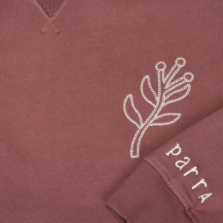 by Parra | Duck Attack Crewneck Sweatshirt Dusty Rose