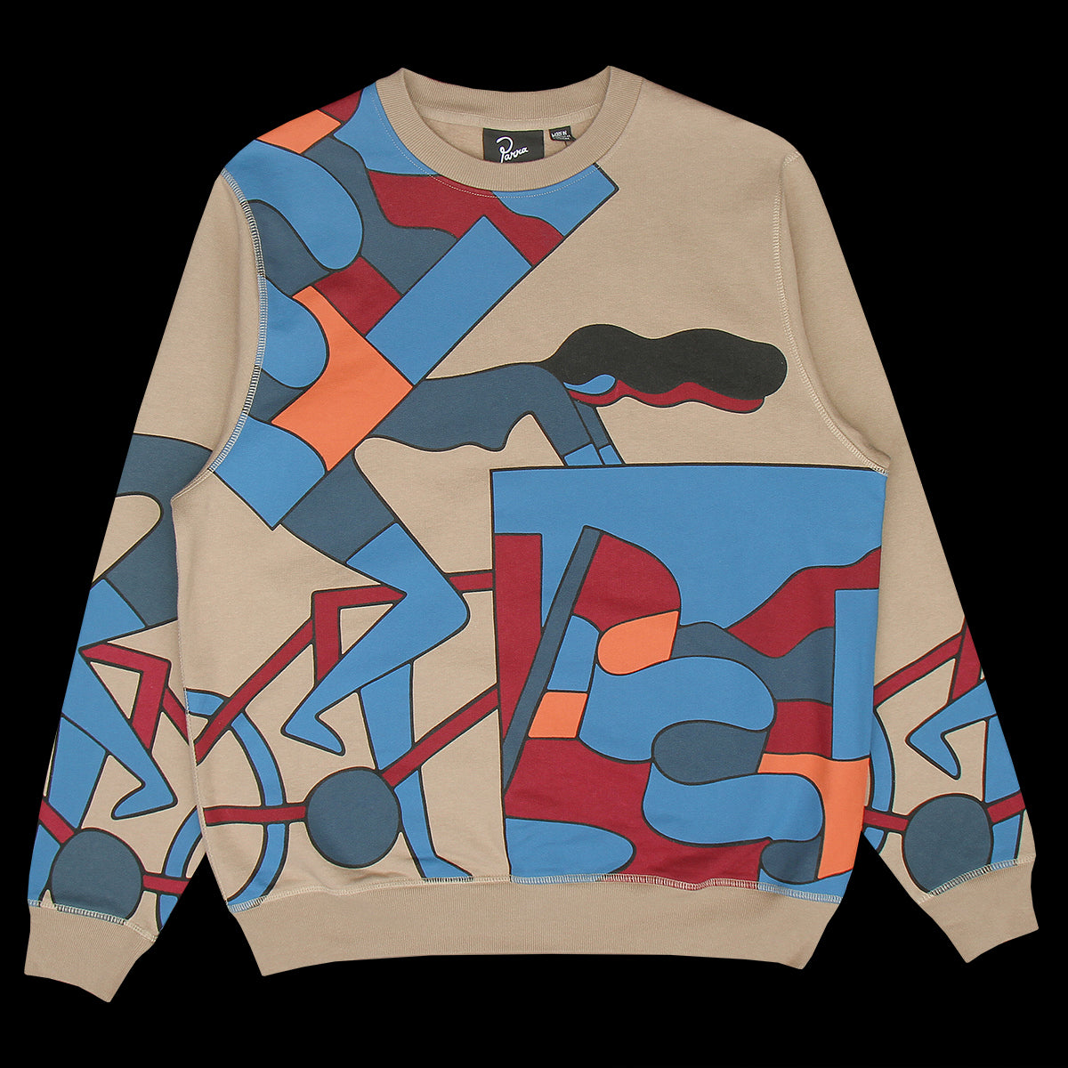 by Parra | Etappe 17 Crewneck Sweatshirt Mushroom