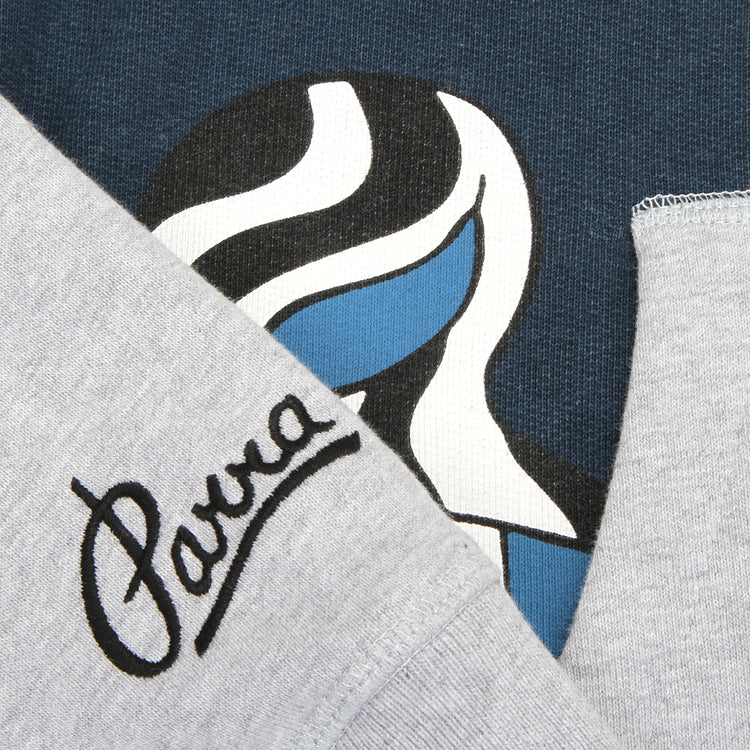 by Parra Self Defense Hooded Sweatshirt Heather Grey