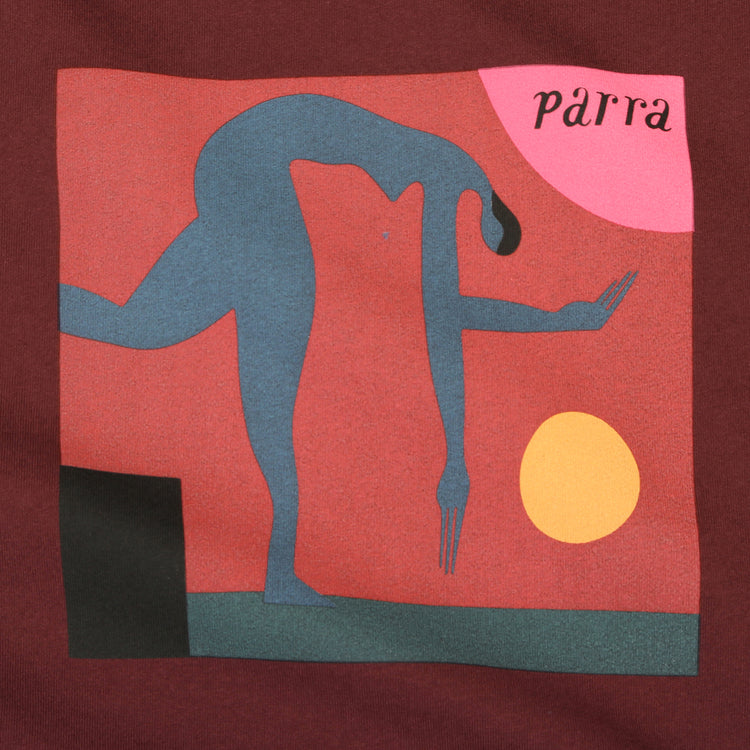 by Parra - Tripped Up T-Shirt
Style # 56210
Color : Dark Red