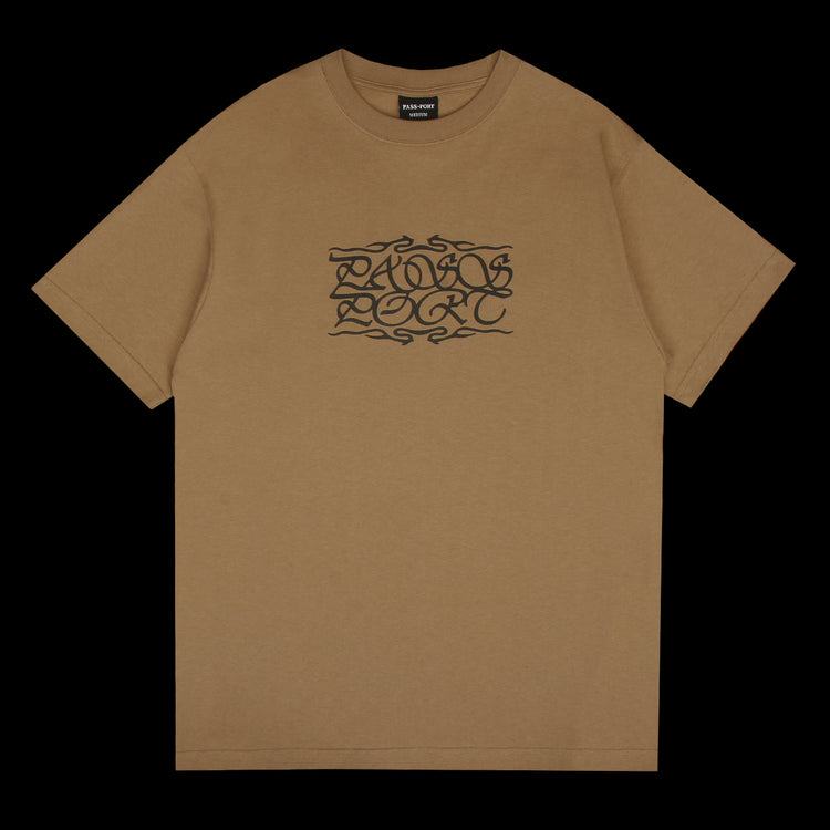 Passport - Calligraphy T-Shirt
Color : Khaki