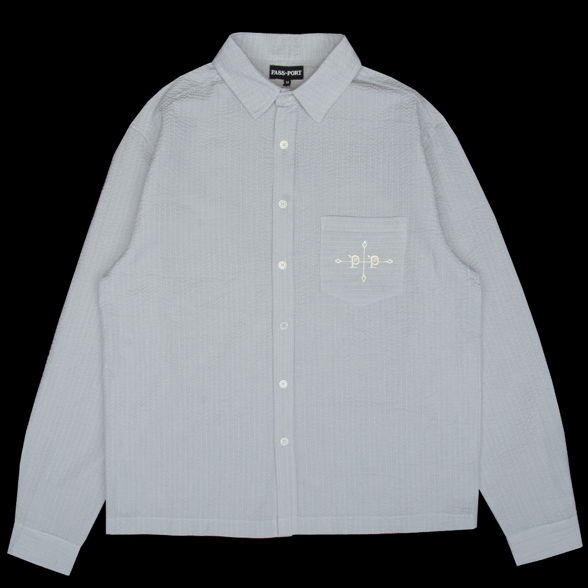 Passport - Gauntlets Workers L/S Shirt
Color : Powder Blue