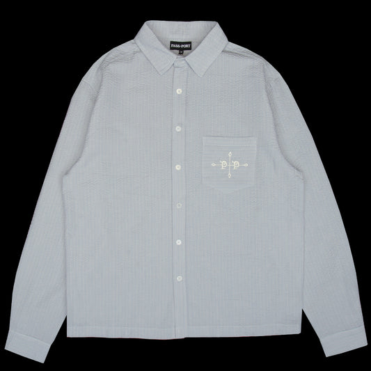 Passport - Gauntlets Workers L/S Shirt
Color : Powder Blue