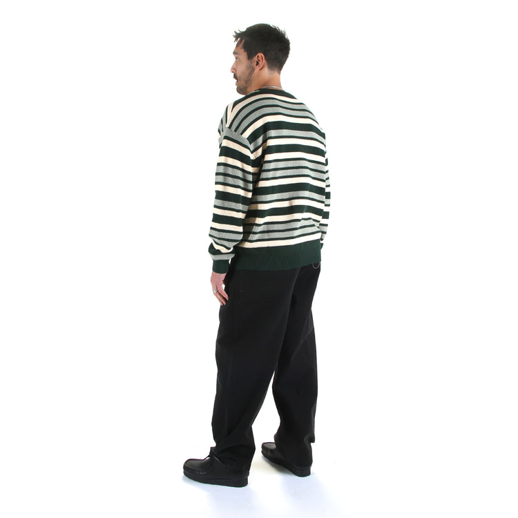 Organic Cotton Stripe Knit Sweater