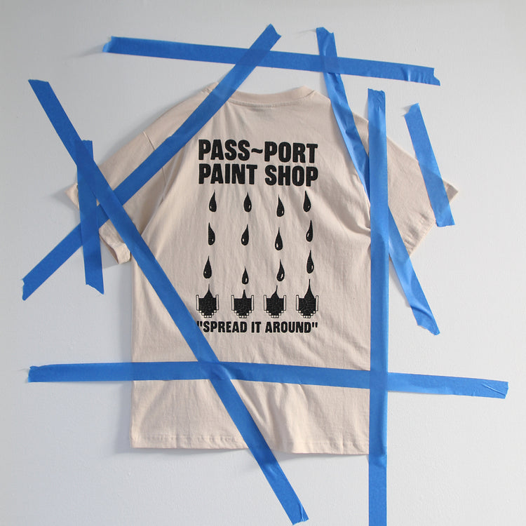 Passport - Shop Rules T-Shirt
Color : Natural