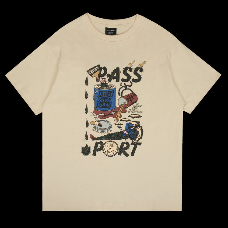 Passport - Shop Rules T-Shirt
Color : Natural