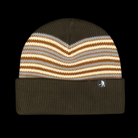 Passport - Organic Cotton Stripe Beanie
Color : Black-ish