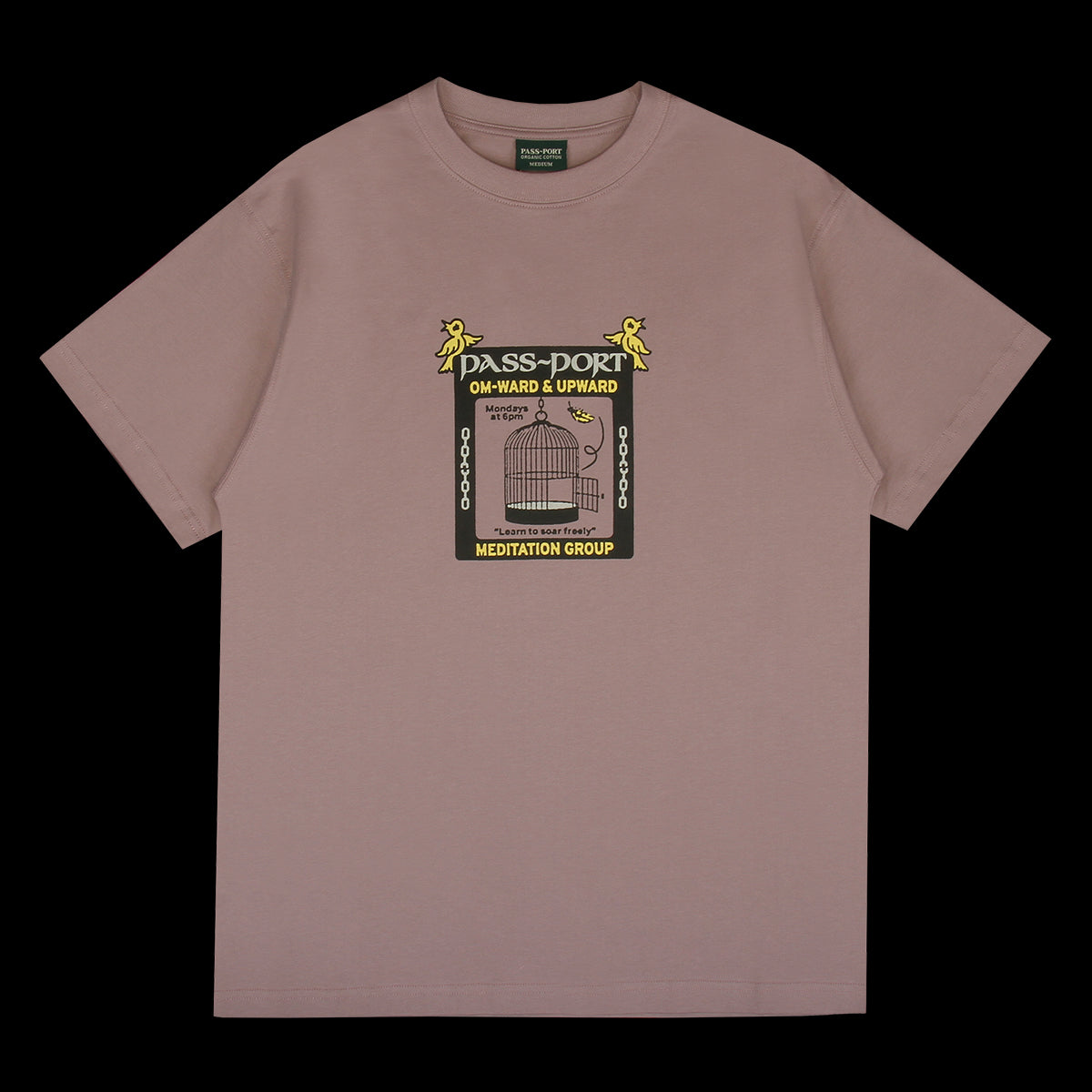 Passport - Transcendental Organic Cotton T-Shirt
Color : Dusty Lilac