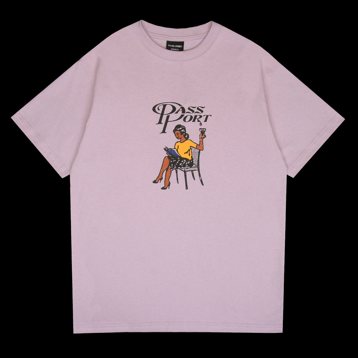 Passport - Minimal Output T-Shirt
Color : Lavender