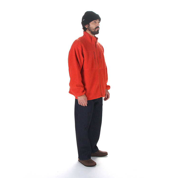 Pilgrim | Antonio Wool Zip-Up
Color : Orange