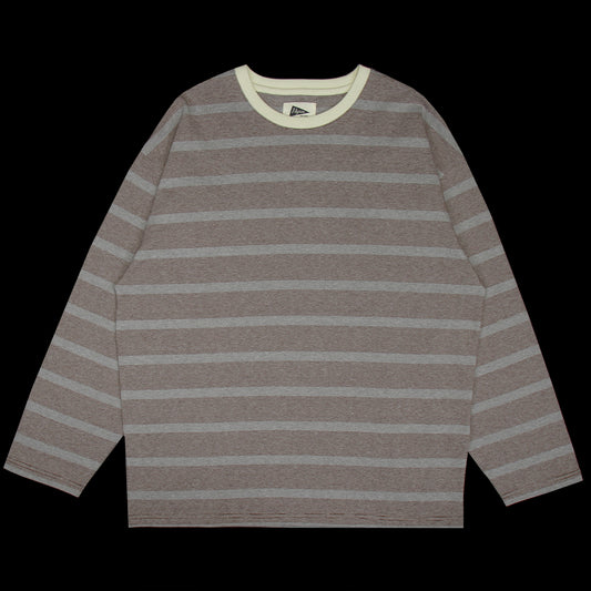 Pilgrim | Hawkinson L/S Crew Shirt
Color : Striped Brown