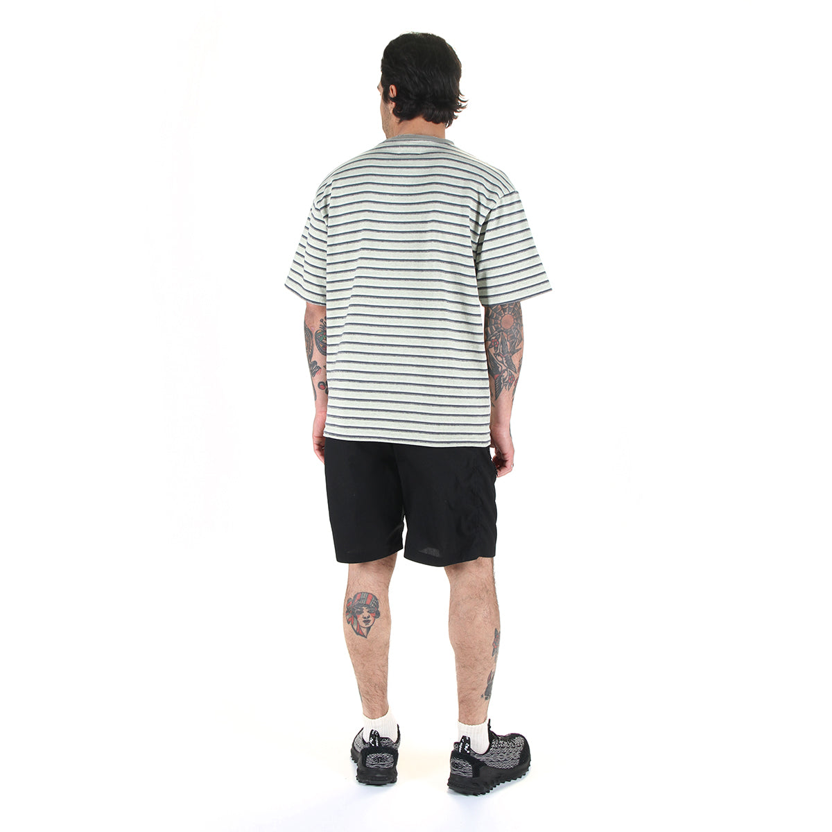 Pilgrim Surf Supply - Tucker Striped T-Shirt
Color : Sage