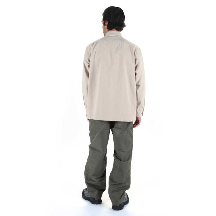 Pilgrim Surf Supply - Ivan Weather Cloth L/S Shirt
Color : Khaki