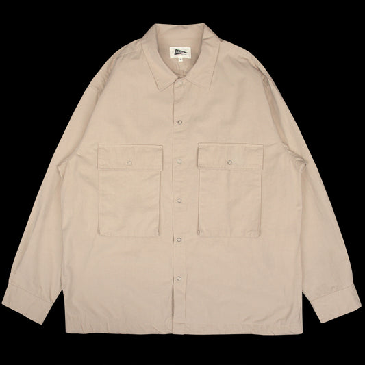 Pilgrim Surf Supply - Ivan Weather Cloth L/S Shirt
Color : Khaki