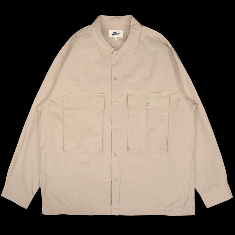 Pilgrim Surf Supply - Ivan Weather Cloth L/S Shirt
Color : Khaki