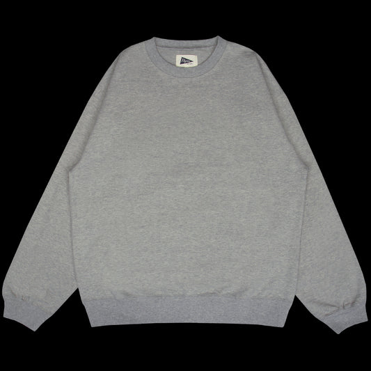 Pilgrim Surf Supply - Jaar Reinforced Crewneck
Color : Heather Grey
