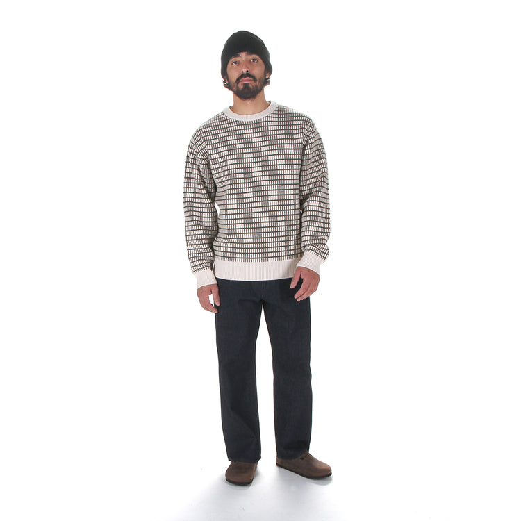 Pilgrim | Martin Jacquard Check Knit

Color : Ivory