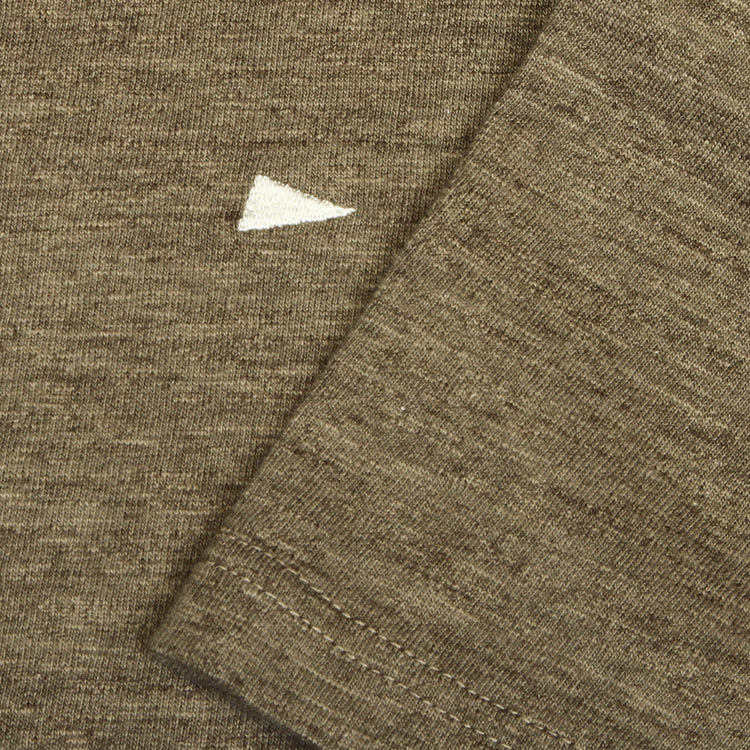 Pilgrim Surf Supply - Minimalist Embroidered T-Shirt
Color : Olive