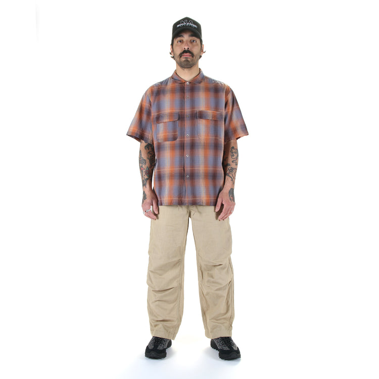 Pilgrim Surf Supply - Neuse Over Pant
Color : Khaki

Pilgrim Surf Supply - Sam Dobby Ombre S/S Shirt
Color : Orange