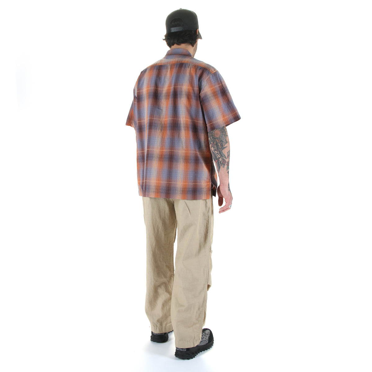 Pilgrim Surf Supply - Neuse Over Pant
Color : Khaki

Pilgrim Surf Supply - Sam Dobby Ombre S/S Shirt
Color : Orange