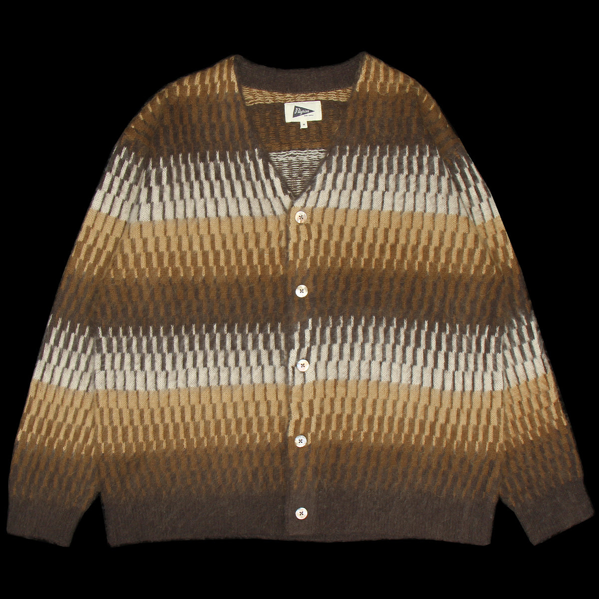 Pilgrim | Shore Gradation Cardigan
Color : Brown