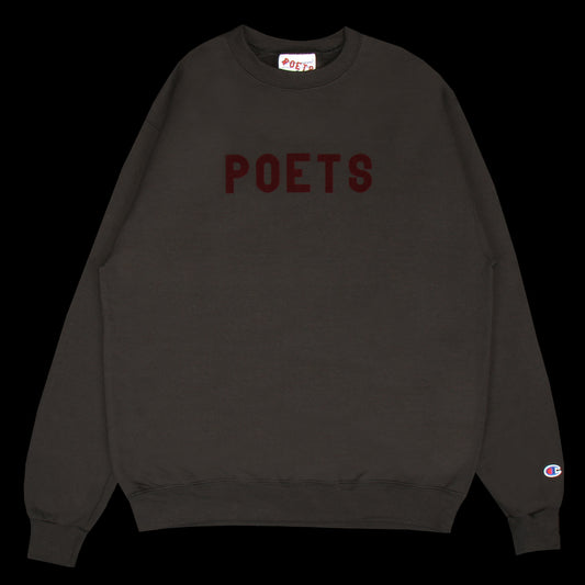 Poets - OG Flock Crewneck
Color : Black