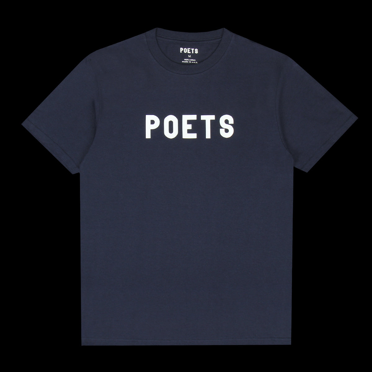 Poets | OG Flock T-Shirt Navy