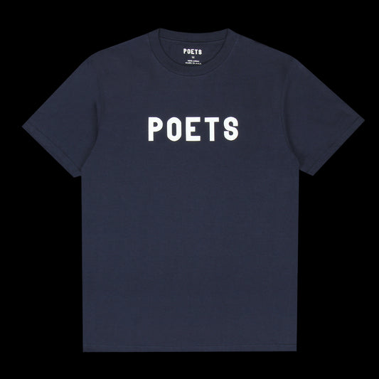 Poets | OG Flock T-Shirt Navy