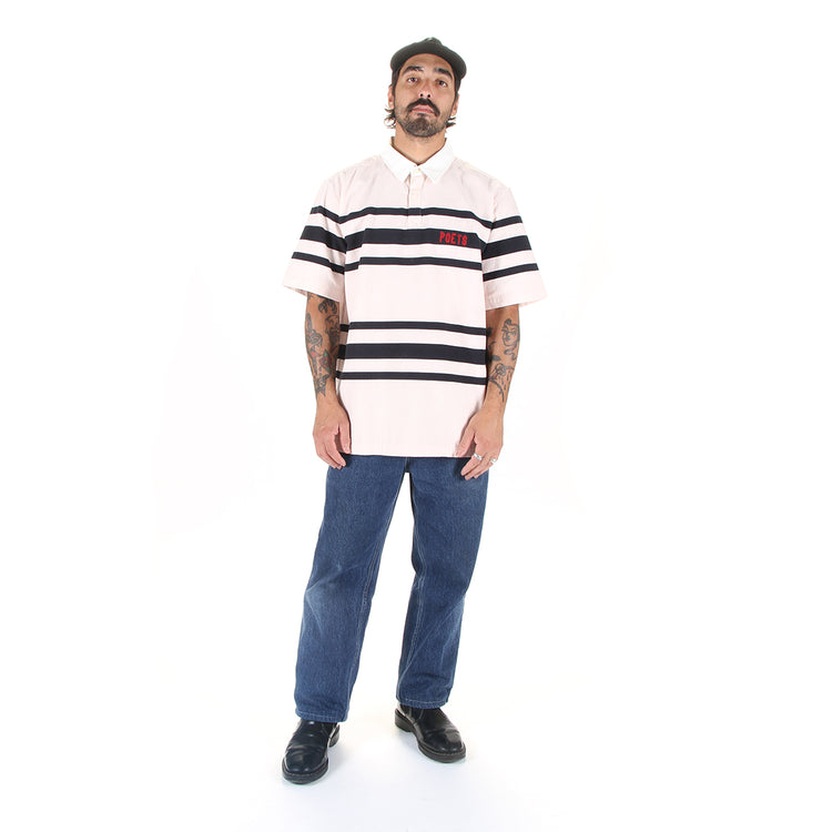Poets - Rugby Shirt

Color : Natural / Navy
