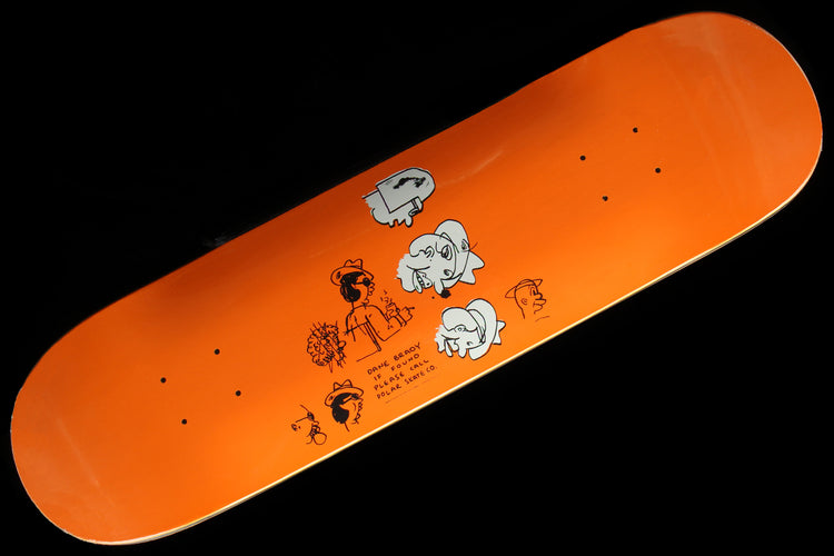 Polar Skate Co. | Dane Brady - Mia Deck Orange