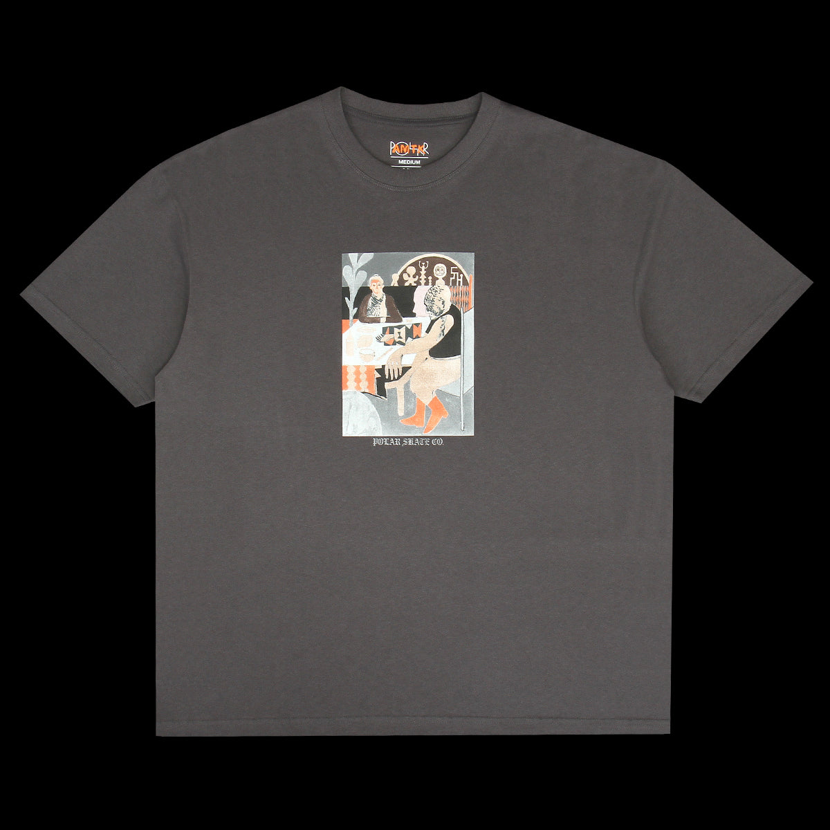 Polar | Tea Riders T-Shirt Color : Graphite