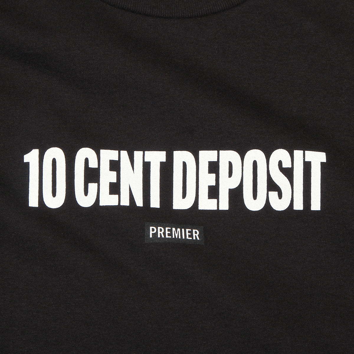 Premier - 10 Cent T-Shirt
Color : Black / White