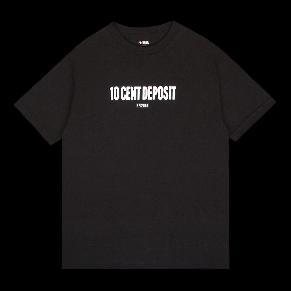 Premier - 10 Cent T-Shirt
Color : Black / White