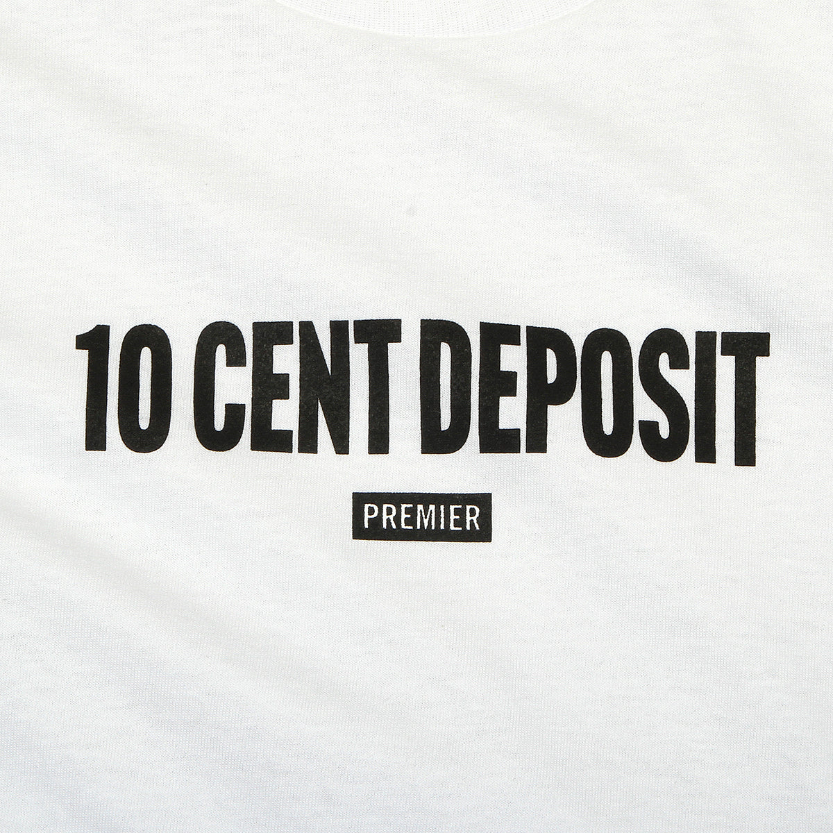 Premier - 10 Cent T-Shirt
Color : White / Black