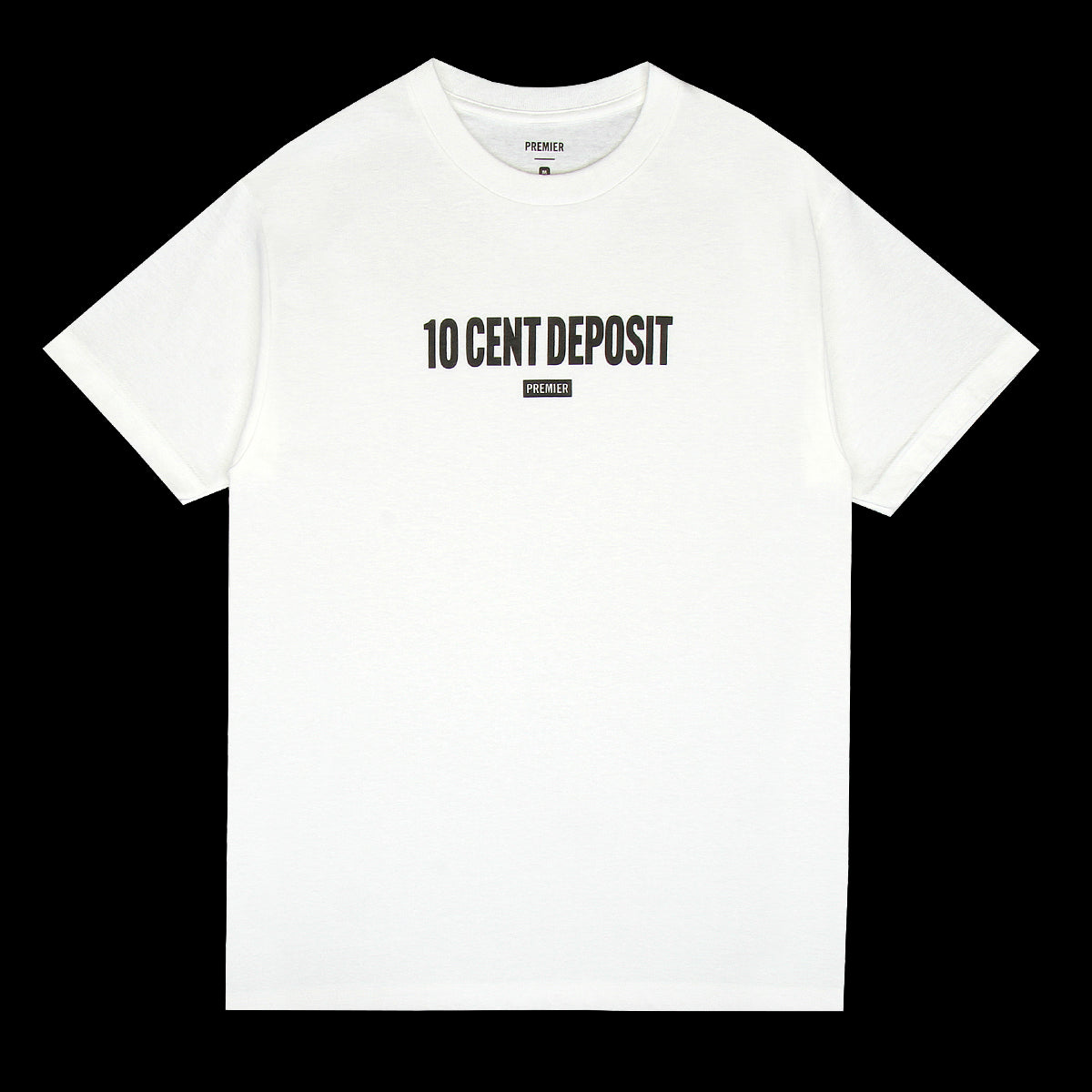Premier - 10 Cent T-Shirt
Color : White / Black
