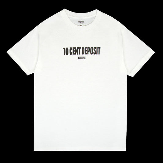 Premier - 10 Cent T-Shirt
Color : White / Black