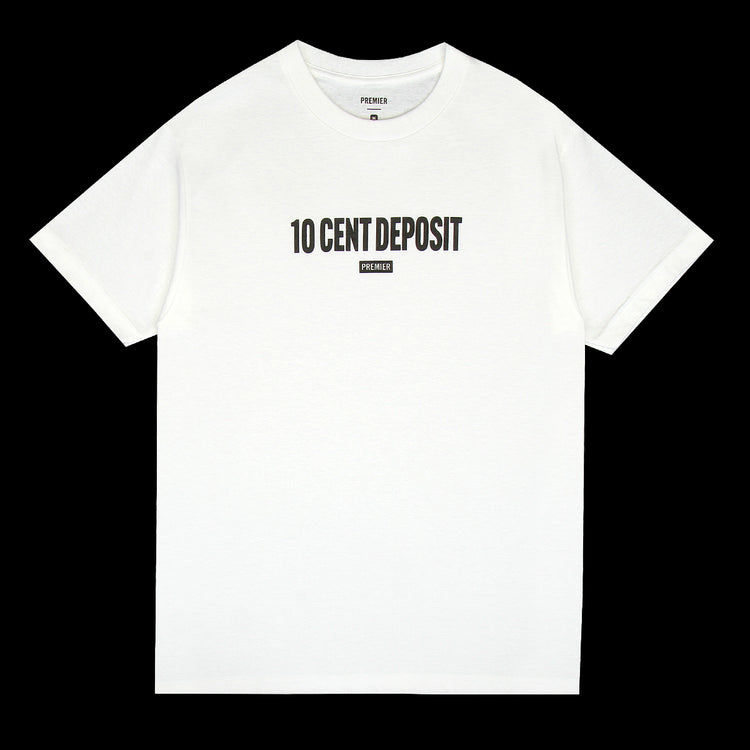 Premier - 10 Cent T-Shirt
Color : White / Black