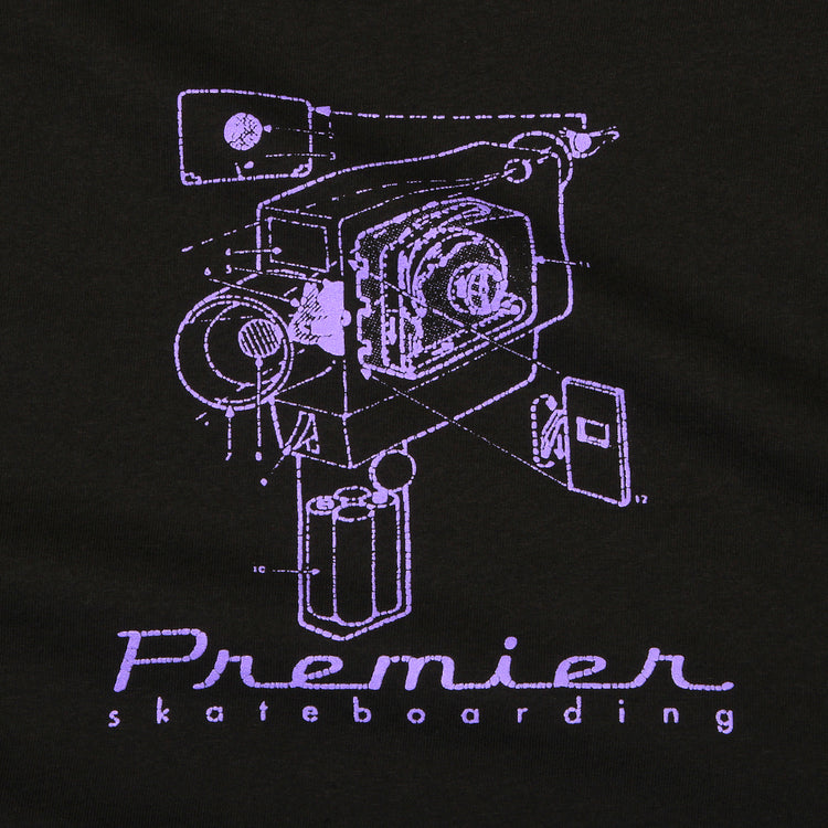 Premier - 8mm T-Shirt
Color : Black / Purple