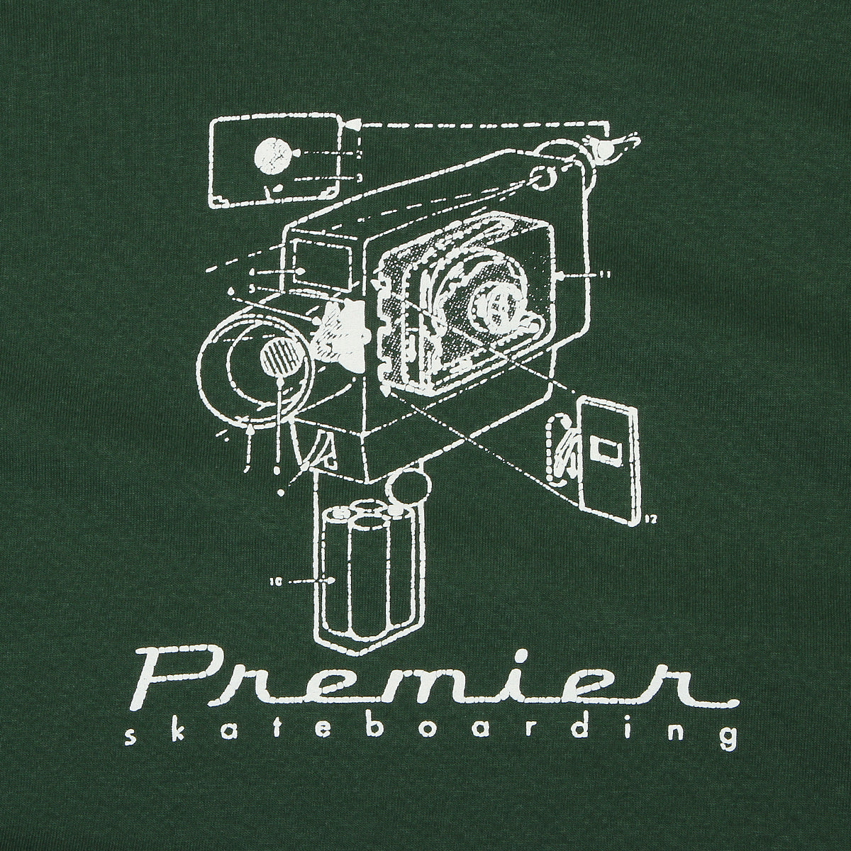 Premier - 8mm T-Shirt
Color : Forest / White